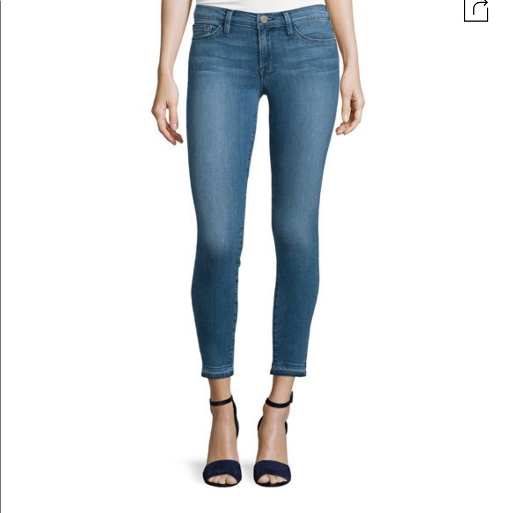 Frame Denim- Le Skinny de Jeanne crop